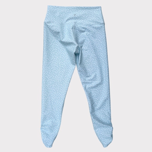 Betsey Johnson 7/8 Polka Dot Leggings Starlite Blue Size M - Picture 6 of 7